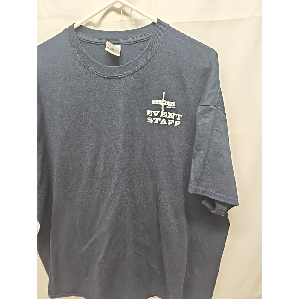 Rare Blue Vtg Billy Graham Evangelist Rock the Lakes Event Staff T Shirt Sz 2xl - Picture 3 of 12
